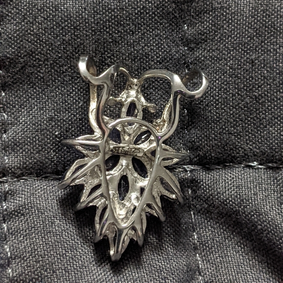 Silver Tanzanite multi stone pendant - Picture 3 of 4